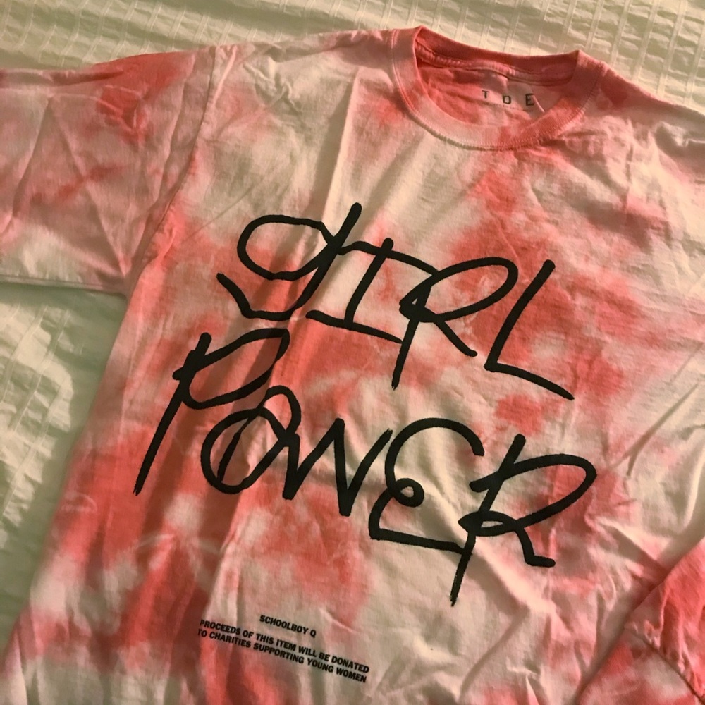 RARE!! SCHOOLBOY Q Girl Power Long Sleeve T-shirt